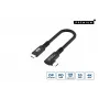 USB-C uz USB-C kabelis MicroConnect USB3.2CC015-A, USB 3.2 Gen 2x2, 20 Gbit/s, 0,15 m, melns
