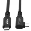 USB-C uz USB-C kabelis MicroConnect USB3.2CC015-A, USB 3.2 Gen 2x2, 20 Gbit/s, 0,15 m, melns