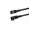 USB-C uz USB-C kabelis MicroConnect USB3.2CC015-A, USB 3.2 Gen 2x2, 20 Gbit/s, 0,15 m, melns