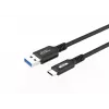 Microconnect USB3.2AC015 USB kabelis USB 3.2 Gen 2 (3.1 Gen 2) 0.15 m USB C USB A Melns