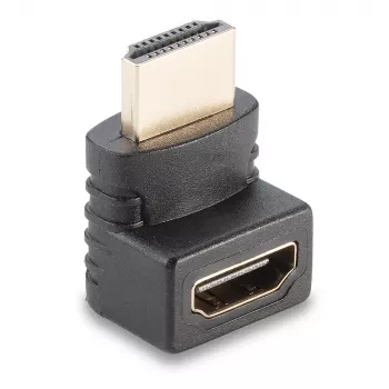 Lindy HDMI sievišķais uz HDMI vīrišķo 90° leņķa adapteris - uz augšu
