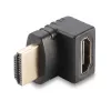 Lindy HDMI sievišķais uz HDMI vīrišķo 90° leņķa adapteris - uz augšu