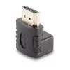 Lindy HDMI sievišķais uz HDMI vīrišķo 90° leņķa adapteris - uz augšu