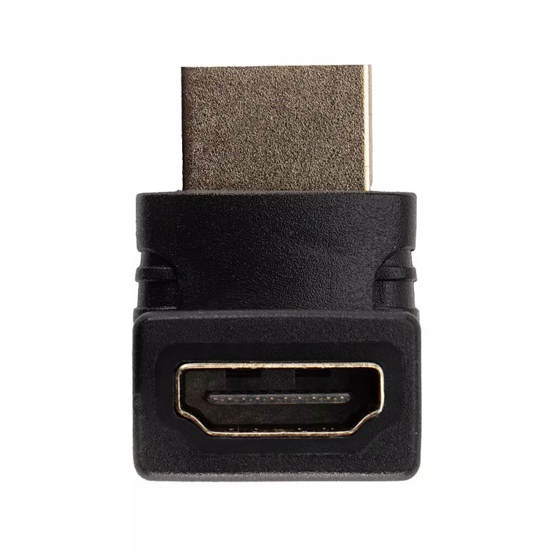 Lindy HDMI sievišķais uz HDMI vīrišķo 90° leņķa adapteris - uz augšu