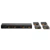 Lindy 70m Cat.6 4x4 HDMI 4K60 Matricas Paplašinātājs, 3840 x 2160 pikseļi, AV raidītājs un uztvērējs, 70 m, Vadu, Melns, HDCP