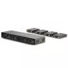 Lindy 70m Cat.6 4x4 HDMI 4K60 Matricas Paplašinātājs, 3840 x 2160 pikseļi, AV raidītājs un uztvērējs, 70 m, Vadu, Melns, HDCP
