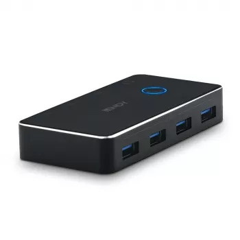 Lindy 43387 USB 3.0 koplietošanas slēdzis 2:4