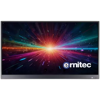 Profesionālais monitors ERNITEC 0070-24122-HDMIPOE ar HDMI-over-IP uztvērēju un PoE atbalstu