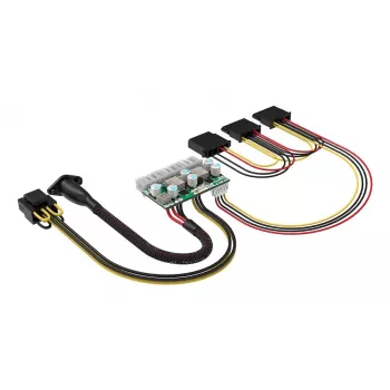 Akasa 150W līdzstrāvas-līdzstrāvas ATX adapteris 12V 180W daudzkrāsains