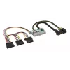 Akasa 150W līdzstrāvas-līdzstrāvas ATX adapteris 12V 180W daudzkrāsains