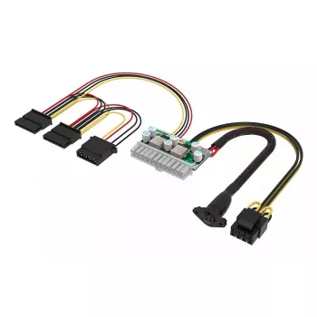 Akasa 150W līdzstrāvas-līdzstrāvas ATX adapteris 12V 180W daudzkrāsains