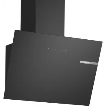 Bosch Serie 2 DWK65DK60 virtuves nosūcējs sienas montāžai, melns, 430 m³/h