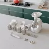 Gaļasmaļķieris SMAPP 490.81 BALTS - 2200 W, 1 ātrums, 2.7 kg/min, 3 sietiņi, rīvēšanas uzgalis