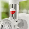 Gaļasmaļķieris SMAPP 490.81 BALTS - 2200 W, 1 ātrums, 2.7 kg/min, 3 sietiņi, rīvēšanas uzgalis