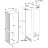 Gorenje NRKI517E41 Iebūvējamais Ledusskapis 252 L Balts
