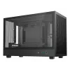 Korpuss DeepCool CH260 Micro Tower Melns — Micro-ATX/Mini-ITX, rūdīts stikls, USB-C, max GPU 413 mm