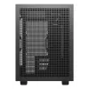 Korpuss DeepCool CH260 Micro Tower Melns — Micro-ATX/Mini-ITX, rūdīts stikls, USB-C, max GPU 413 mm