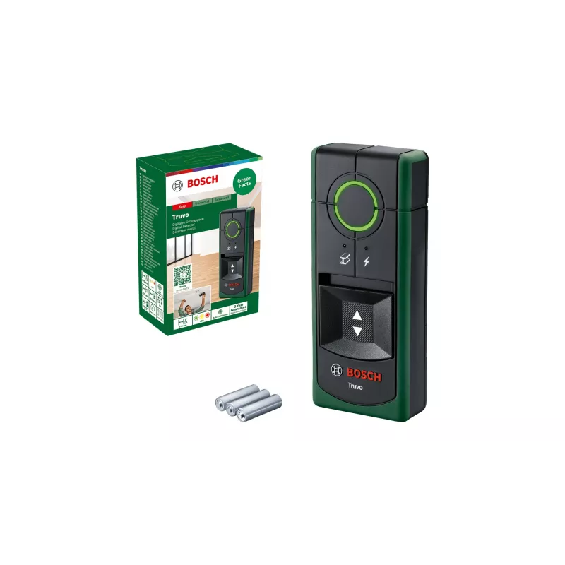 Sienu detektors Bosch Truvo 0603681205 — noteikšanas dziļums 50 mm, LED indikators