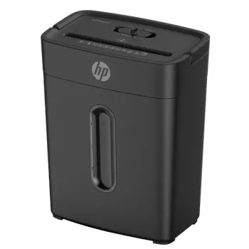HP OneShred 6CC papīra smalcinātājs, daļiņu griešana, 68 dB, melns