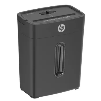 HP OneShred 6CC papīra smalcinātājs, daļiņu griešana, 68 dB, melns