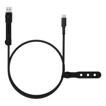 USB kabelis Fairphone ACCABL-2CC-WW1 USB 2.0 1 m USB-C melns
