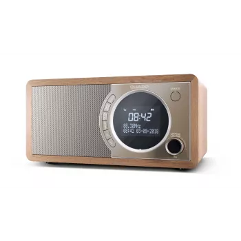 Sharp DR-450 Personālais digitālais radio, Brūns, Nerūsējošais tērauds