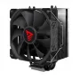 Dzesētājs/ Radiators SAVIO SAVGCOFROSTBLACKX2 120 mm ventilators, LGA 1156/1155/1150/1151/1200/1366/1700 saderīgs, melns