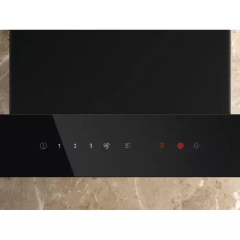 Electrolux LFT816K Sienas tvaika nosūcējs Melns 600 m³/h