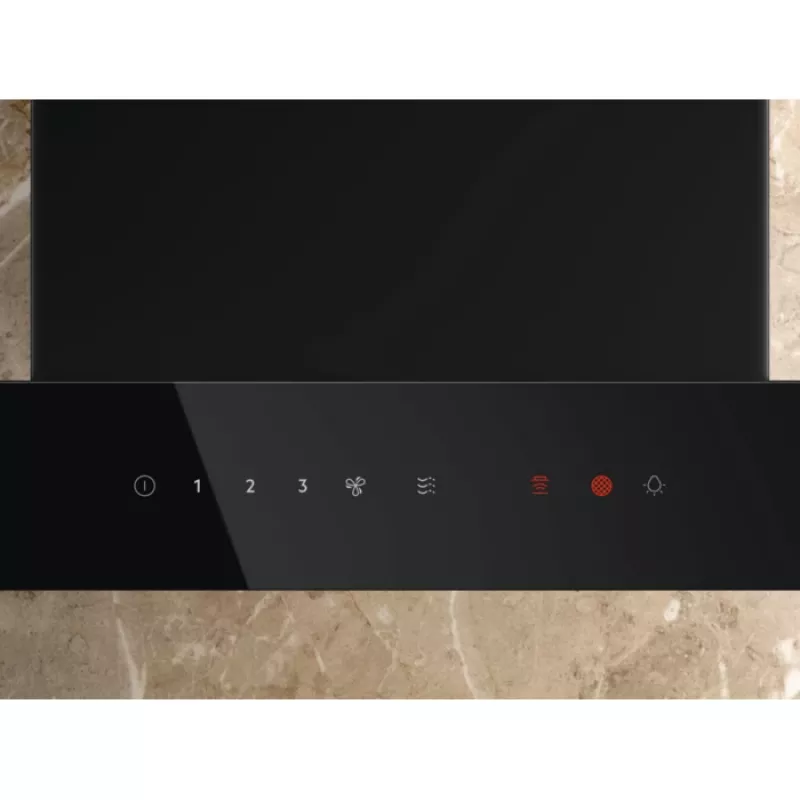 Electrolux LFT816K Sienas tvaika nosūcējs Melns 600 m³/h