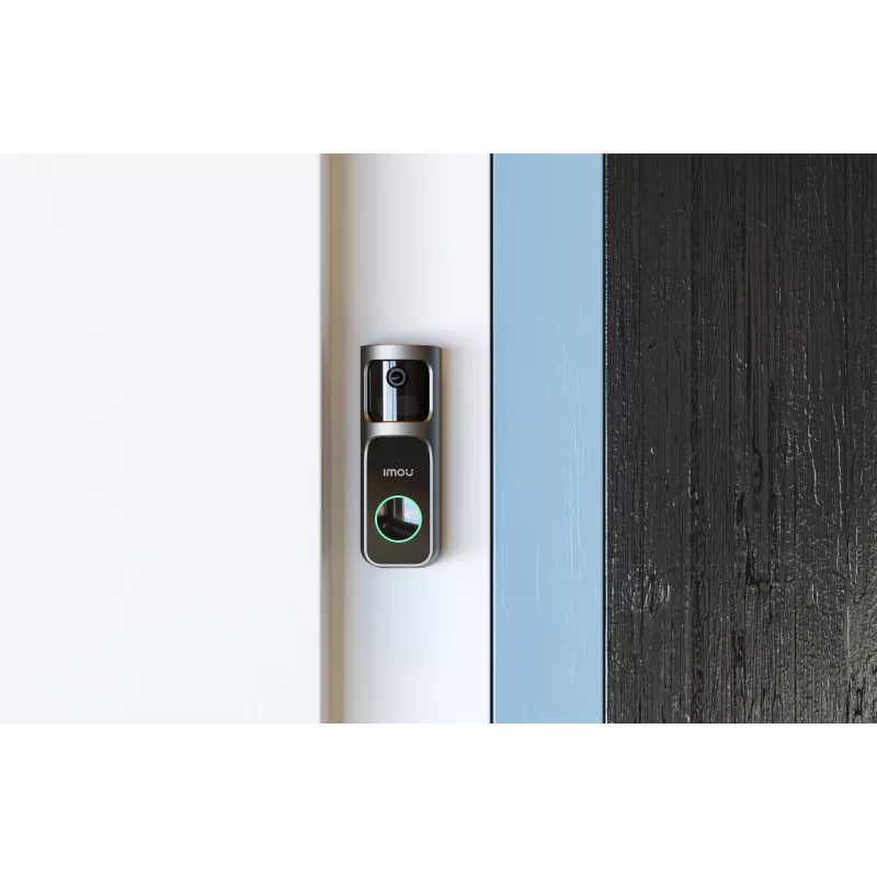 Imou Doorbell 2S Kit Melns 3 MP Bezvadu Sienas stiprinājums