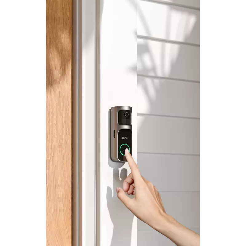 Imou Doorbell 2S Kit Melns 3 MP Bezvadu Sienas stiprinājums
