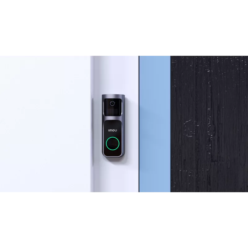 Imou Doorbell 2S Kit Melns 3 MP Bezvadu Sienas stiprinājums
