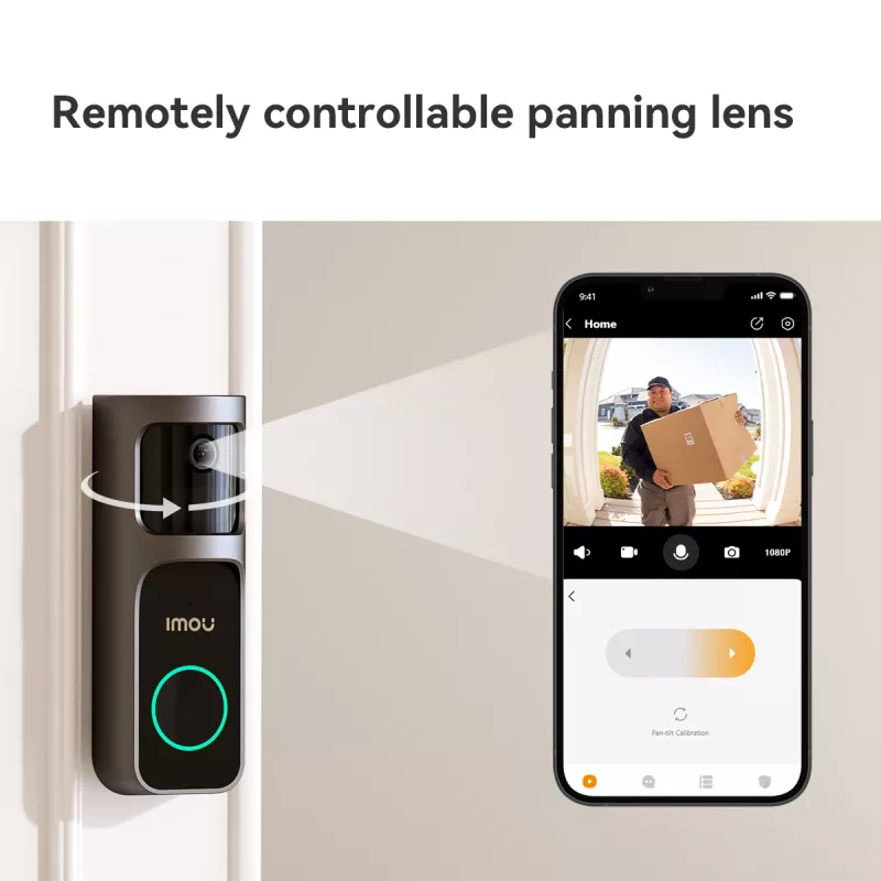 Imou Doorbell 2S Kit Melns 3 MP Bezvadu Sienas stiprinājums