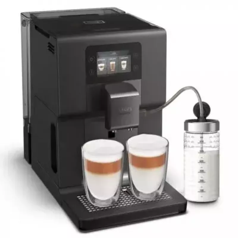 Kafijas automāts KRUPS EA875U, 3 L ūdens tvertne, 250 g pupiņu tvertne, Thermoblock, 1450 W