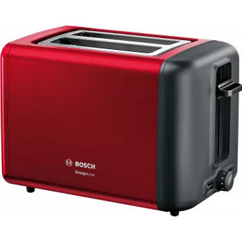 Bosch TAT3P424 tosteris 2 šķēlēm 970 W Melns, Sarkans