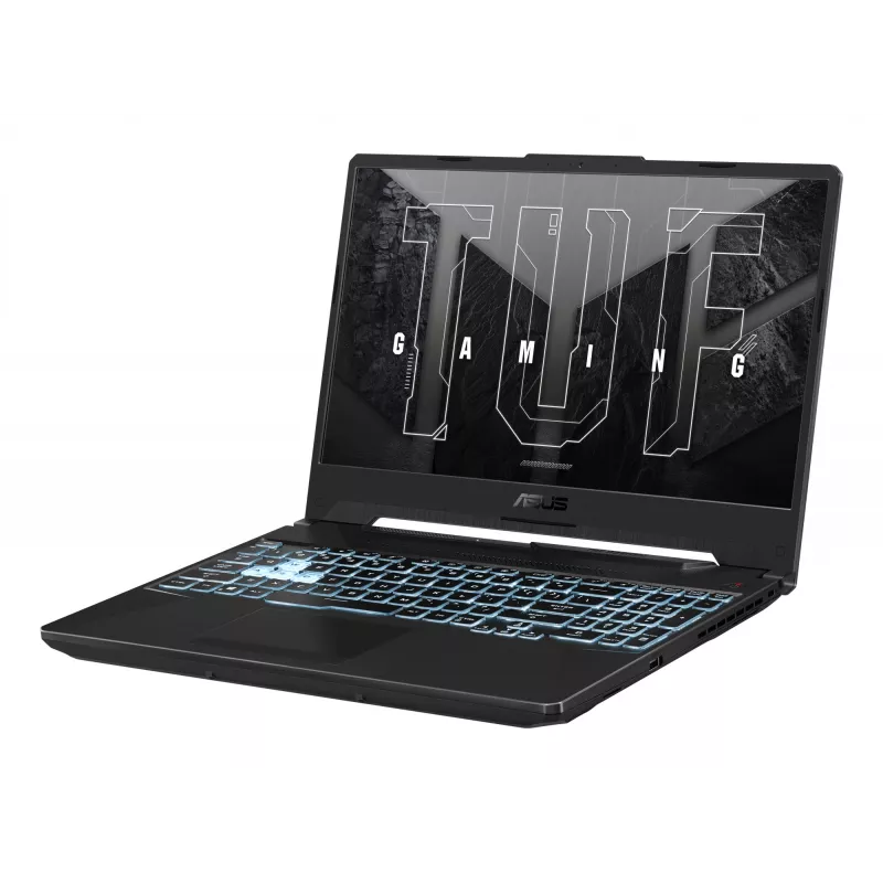 Portatīvais dators ASUS TUF Gaming A15 FA506NCG — AMD Ryzen 7 7445HS, 15,6 collu FHD, 16 GB DDR5, 512 GB SSD, RTX 3050, Windows 11 Home, Melns