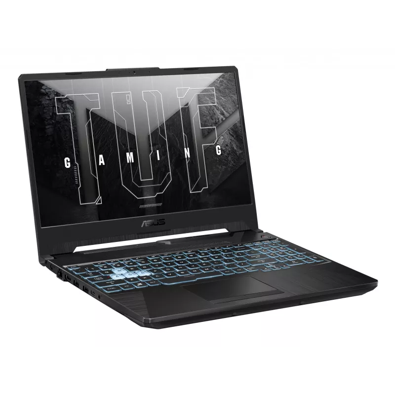 Portatīvais dators ASUS TUF Gaming A15 FA506NCG — AMD Ryzen 7 7445HS, 15,6 collu FHD, 16 GB DDR5, 512 GB SSD, RTX 3050, Windows 11 Home, Melns