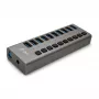 i-tec USB 3.0 uzlādes HUB 10 porti + 48 W barošanas adapteris