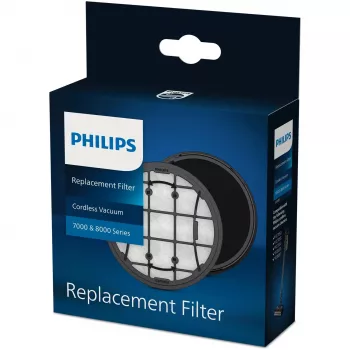 Philips XV1681 filtrs putekļsūcējiem, melns/balts, 1 gab.
