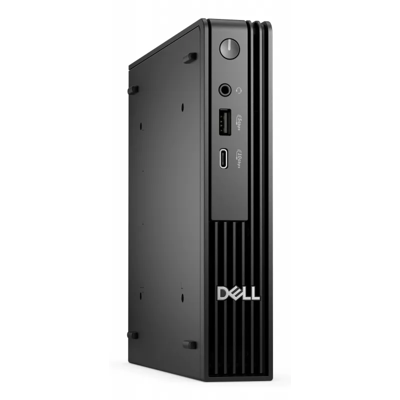 DELL Pro QCM1250 Intel Core Ultra 5 235T 16 GB DDR5-SDRAM 512 GB SSD Ubuntu Linux Mikro PC Mini PC Melns