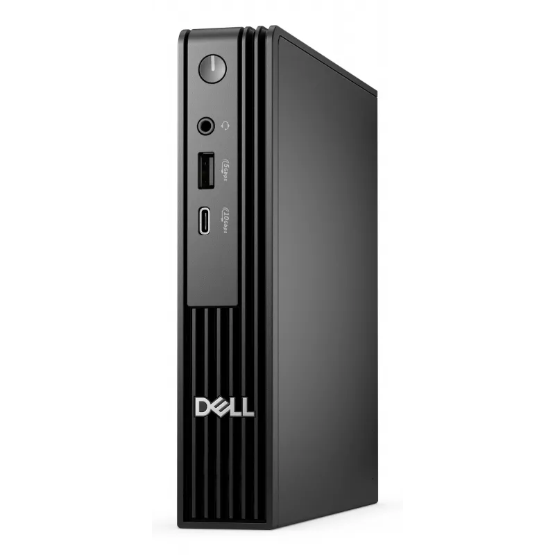 DELL Pro QCM1250 Intel Core Ultra 5 235T 16 GB DDR5-SDRAM 512 GB SSD Ubuntu Linux Mikro PC Mini PC Melns