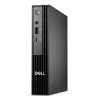 Mini PC Dell Pro QCM1250 — Intel Core Ultra 5 235T, 16 GB DDR5, 512 GB SSD, Windows 11 Pro, Micro PC, Melns
