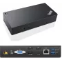 Lenovo 03X7194 dokstacija/portu replicētājs, vadu, USB 3.2 Gen 1 (3.1 Gen 1) Type-C, melns