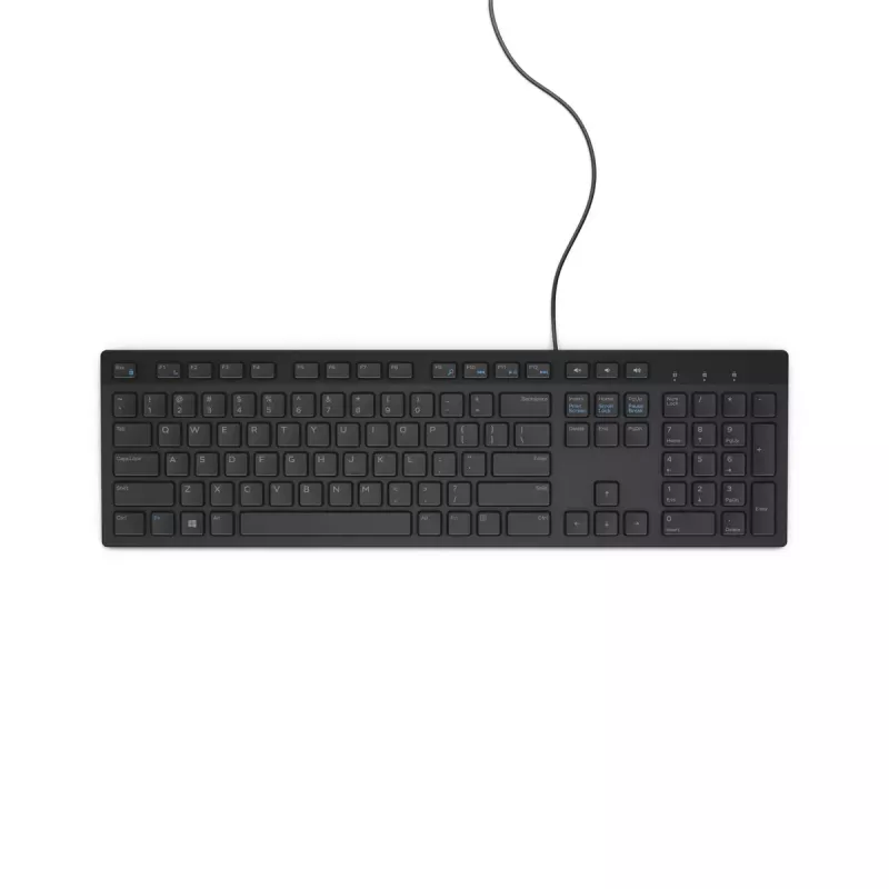 DELL KB216 universāla tastatūra USB QWERTY US International Melna