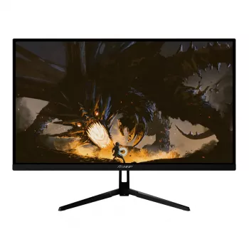 Arozzi Nova 27 collu QHD IPS monitors, 2560x1440, 180 Hz, 1 ms, VESA, iebūvēti skaļruņi — Melns