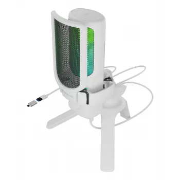 GENESIS Radium 250 White spēļu mikrofons