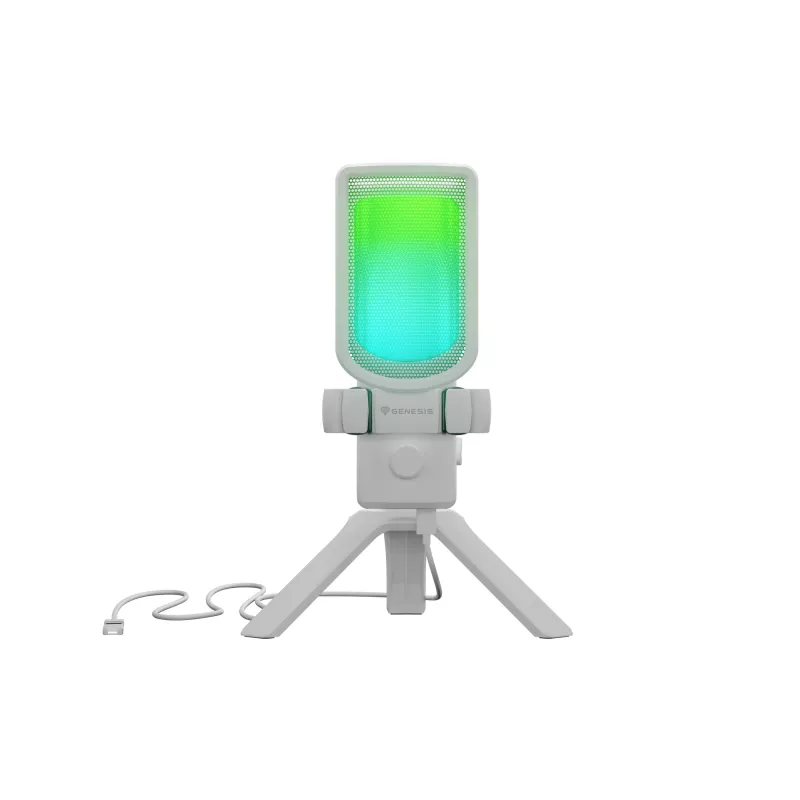GENESIS Radium 250 White spēļu mikrofons