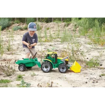 Traktors LENA GIGA TRUCKS ZL-02123 ar lāpstu un piekabi