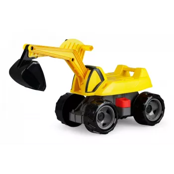 Braucamais ekskavators Lena GIGA TRUCKS Excavator PRO 4 Riteņi Plastmasa Tērauds