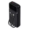 Portatīvais akumulators Rivacase VA2221 — 20000 mAh LiPo, PD 3.0 un QC 3.0, 3 porti (1×A, 2×C), 22,5 W izeja
